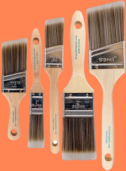 Pro Grade Paint Brushes 5 Ea Paint Brush Set