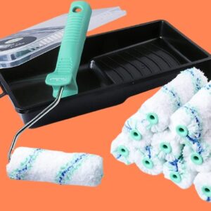 12pc Small Paint Roller Tray Set 4 Inch Paint Roller
