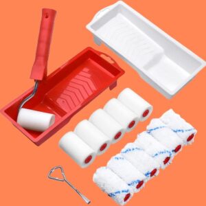 2 Inch Small Paint Roller With 2 Paint Trays 16pcs