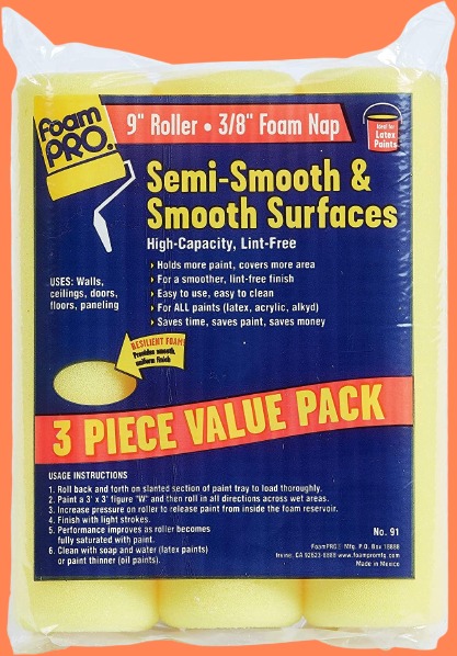 Foampro 91 9 Smooth & Semi-smooth Surface Roller Cover