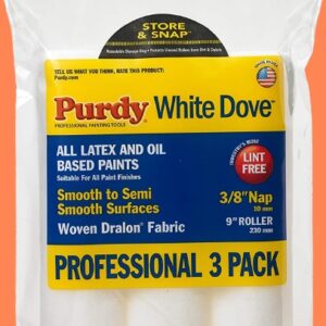 Purdy White Dove Roller Cover 9 X 38 In. 3 Count