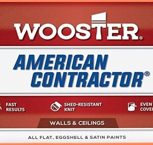 Wooster Brush 9-inch American Contractor Roller With 34-inch Nap