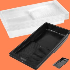 Seunmuk 2 Pack Plastic Paint Tray Fits For 4 Inch Rollers