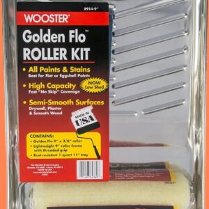 Wooster Brush Golden Flo Roller Kit 9 Inch