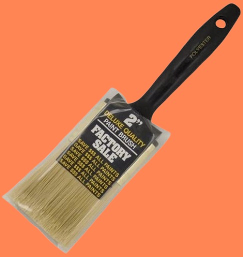 Factory Sale Polyester Paintbrush 2 Inch Gold