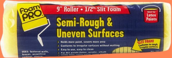 Foam Pro 22 Roller Cover 9 Inch Semi Rough And Uneven Surface