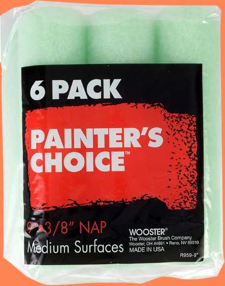 Painter's Choice Roller Cover 9 Inch 6 Pack