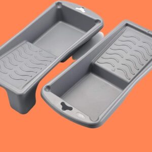 Plastic Mini Roller Paint Tray 4 Inch 2 Pack