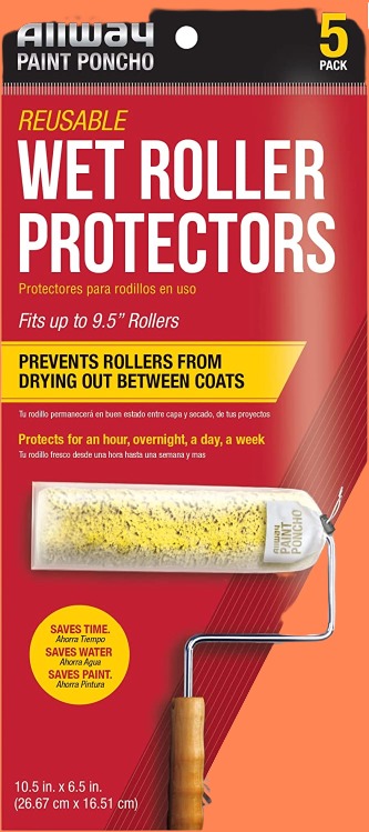 Wet Paint Roller Protectors 5 Pack
