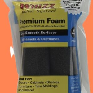 4 Inch Whizz Foam Roller Cover Black 2 Pack