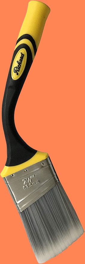 Goose Neck Angular Paint Brush Flexible Handle 2.5 Inch