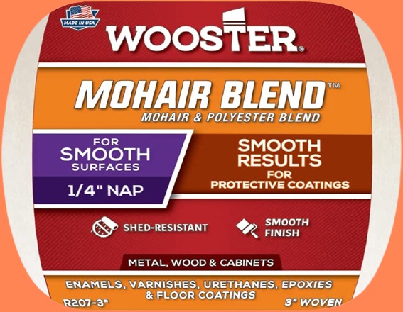 Mohair Blend Roller Cover 3 Inch