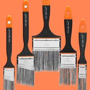 Professional Orange Plus Paint Brush Soft Grip 1.5 Inch