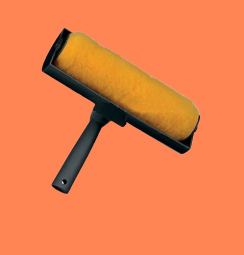 Paint Roller With 9 Inch Shield Splatter Guard