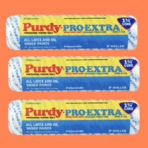 Purdy Pro Extra 9 Inch Paint Roller Sleeve Pack 3