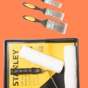 Stanley Dynagrip Paint Brush Set 9 Inch With Extra Sleeve