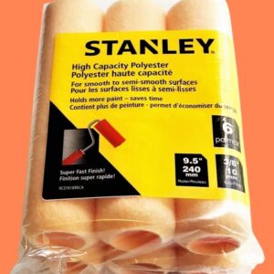 Stanley 9.5 Inch Paint Roller Covers Pack Of 6