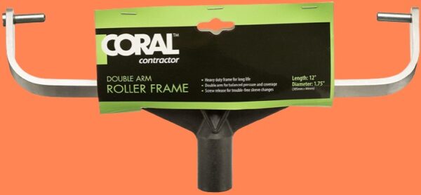 Coral Paint Roller Frame Double Arm 12 Inch Fixed