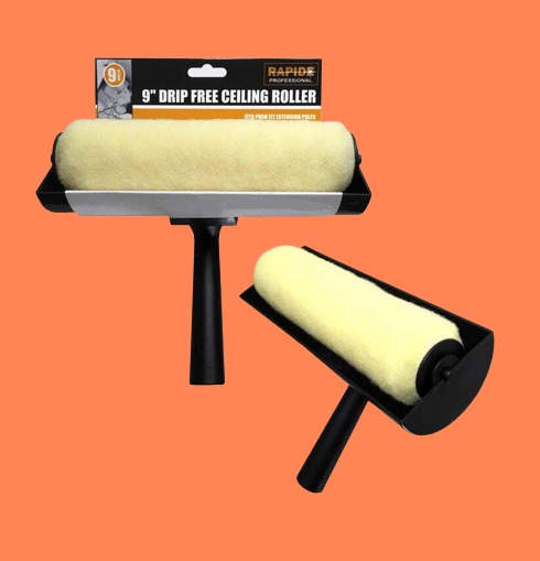 Large 9 Inch Ceiling Paint Roller Guard Brush Tool