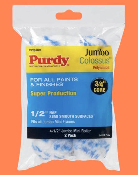 Purdy Jumbo Roller Sleeve 4.5 Inch Pack Of 2