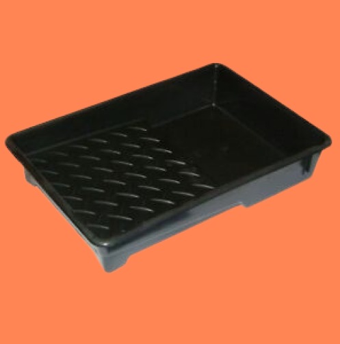 Black Plastic Roller Paint Tray For 9 Inch Roller Heads