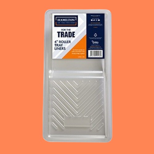 Hamilton For The Trade 4 Inch Paint Roller Tray Liner Pack Of 5