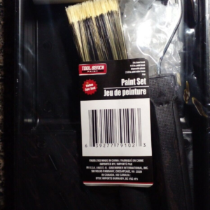 Mini Paint Roller Kit Set With Tray Brush Gloves 5 Pcs